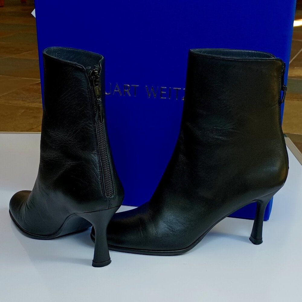 Stuart Weitzman Black Leather Boots